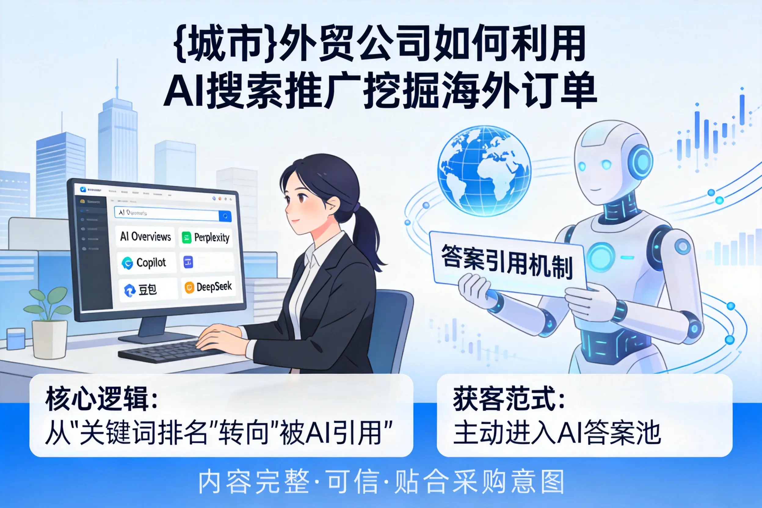 青海外贸公司如何利用AI搜索推广挖掘海外订单