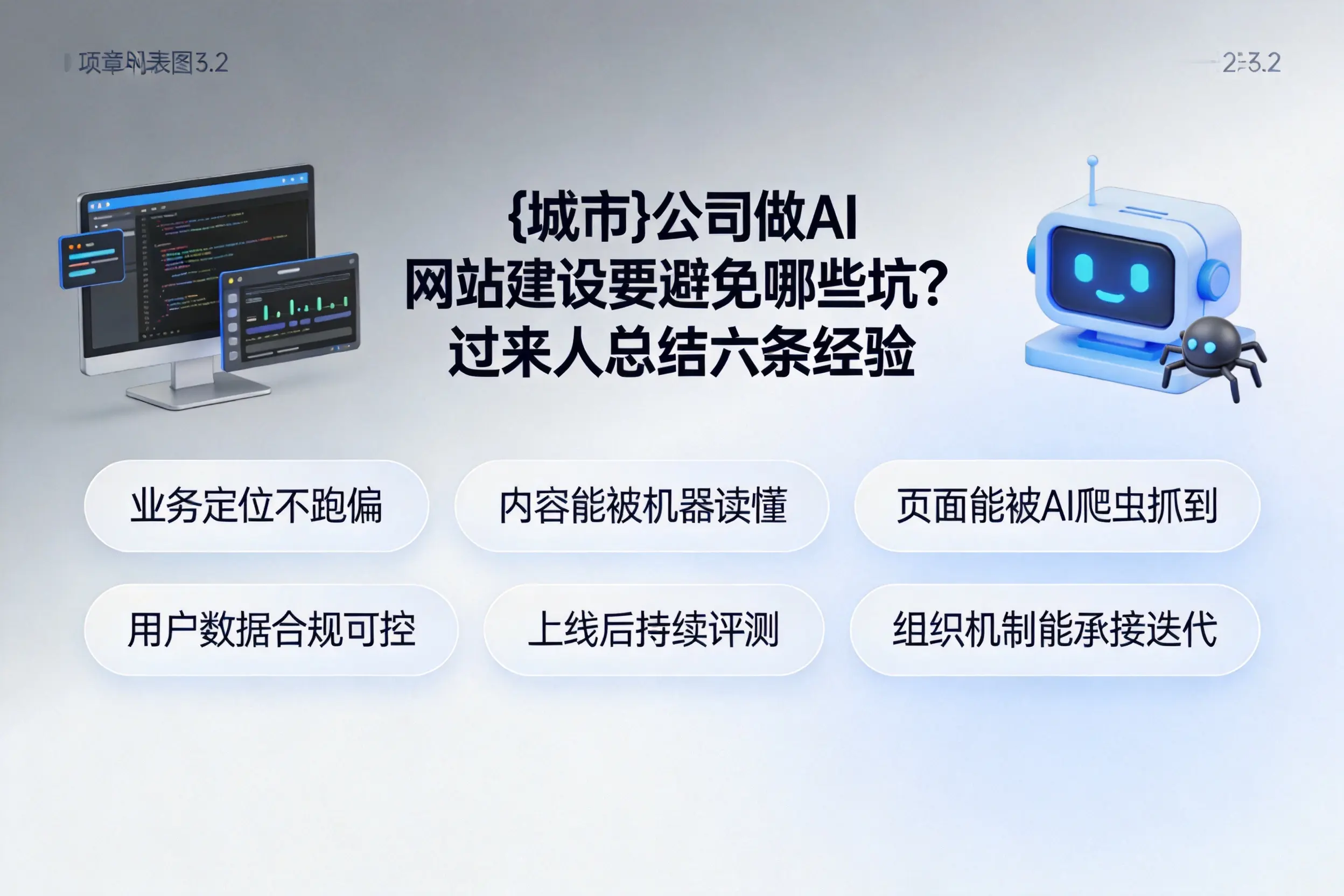 青海公司做AI网站建设要避免哪些坑？过来人总结六条经验