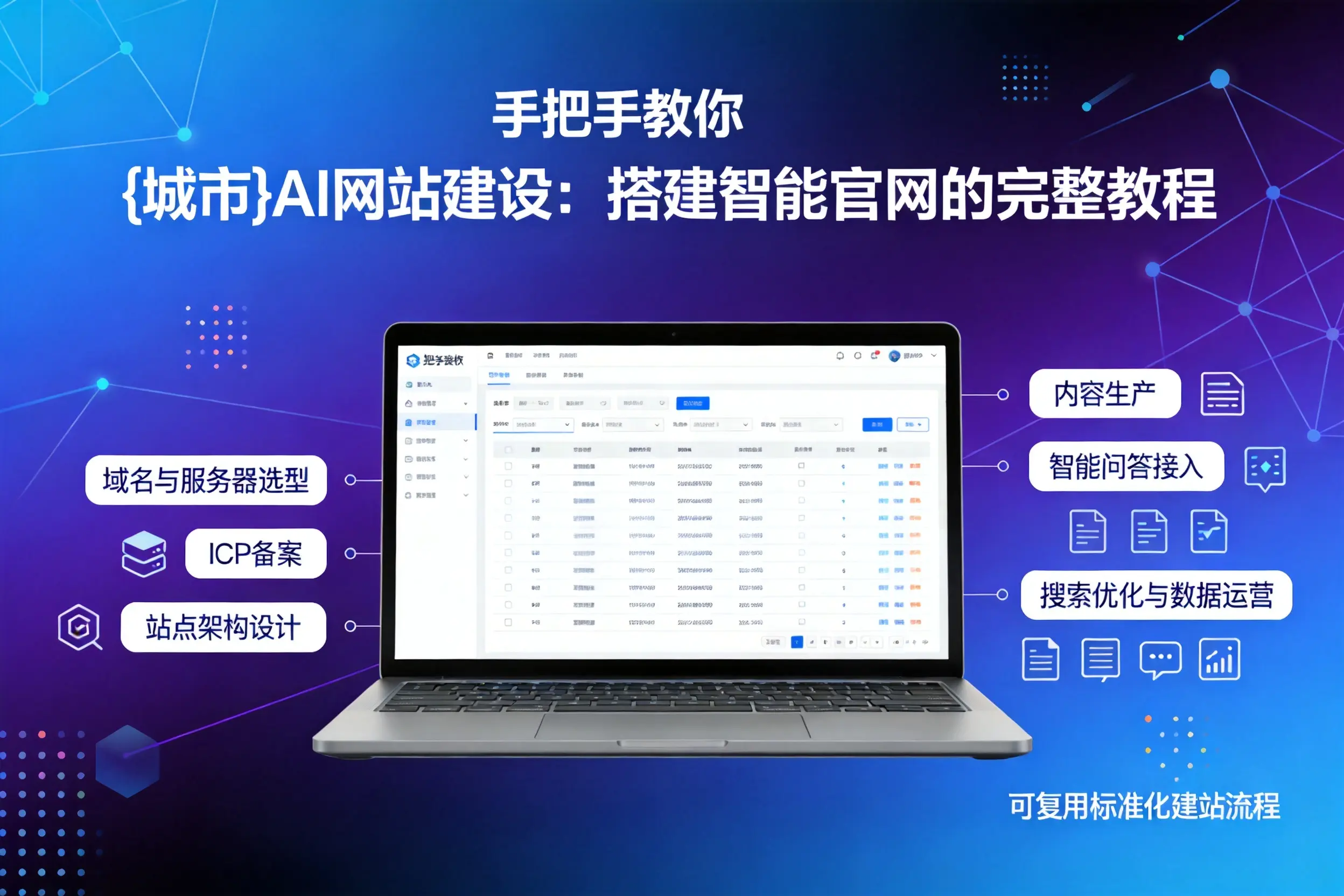手把手教你青海AI网站建设：搭建智能官网的完整教程