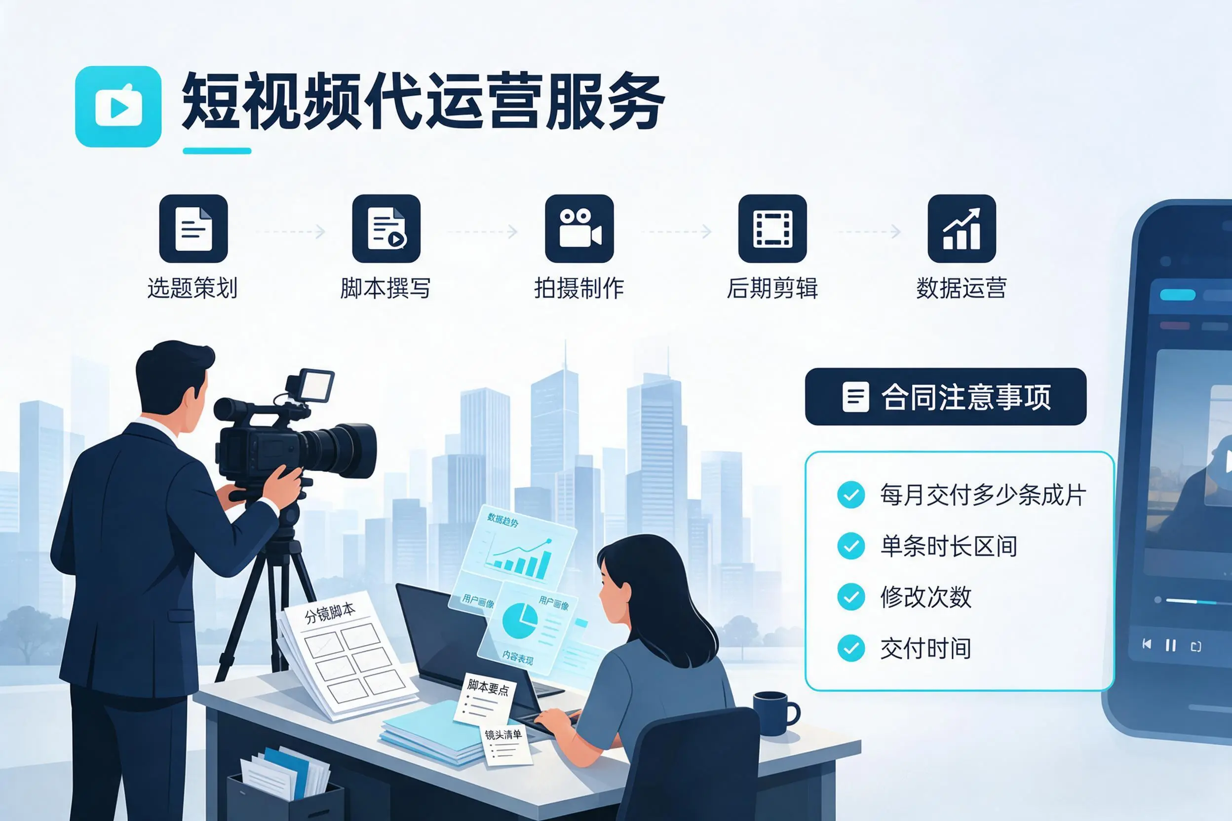 短视频代运营包含哪些服务?青海企业常见问题科普
