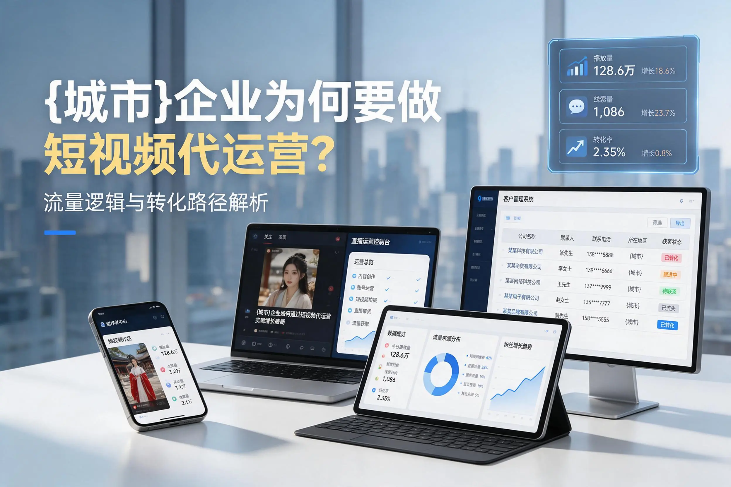 青海企业为何要做短视频代运营？流量逻辑与转化路径解析
