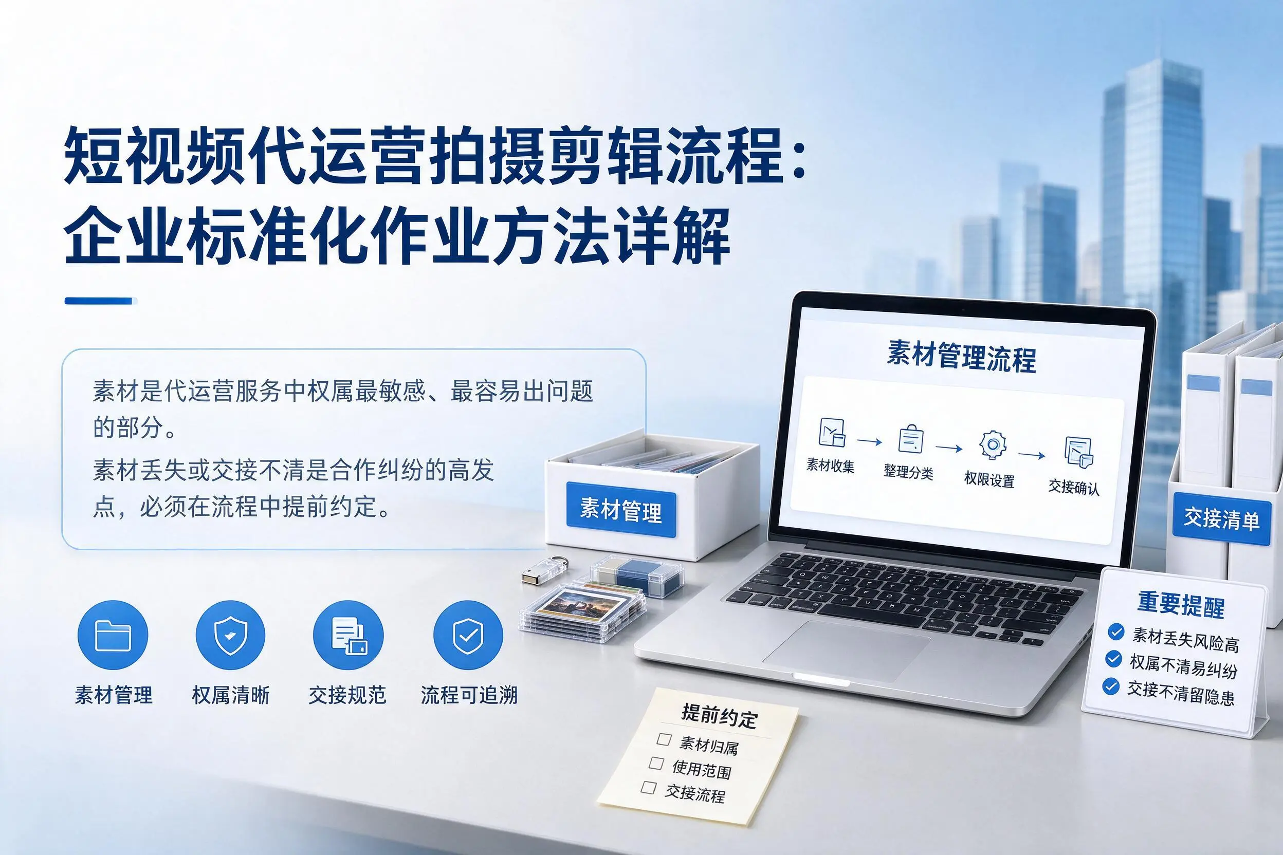 短视频代运营拍摄剪辑流程：青海企业标准化作业方法详解