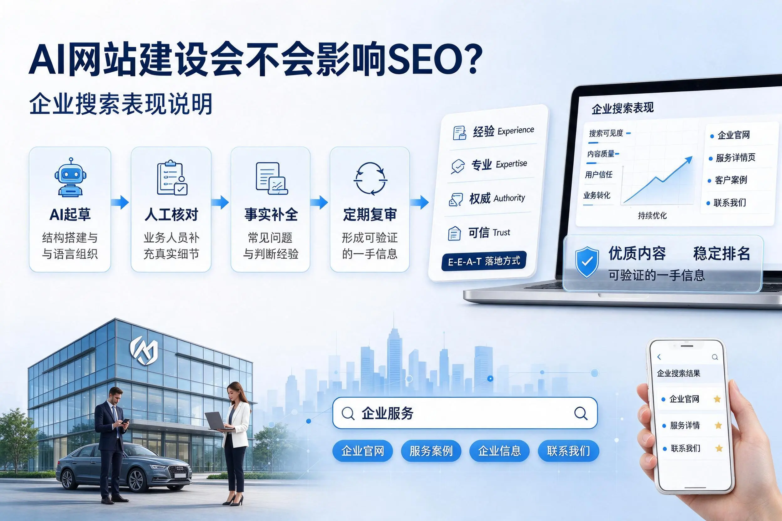 AI网站建设会不会影响SEO?青海企业搜索表现说明