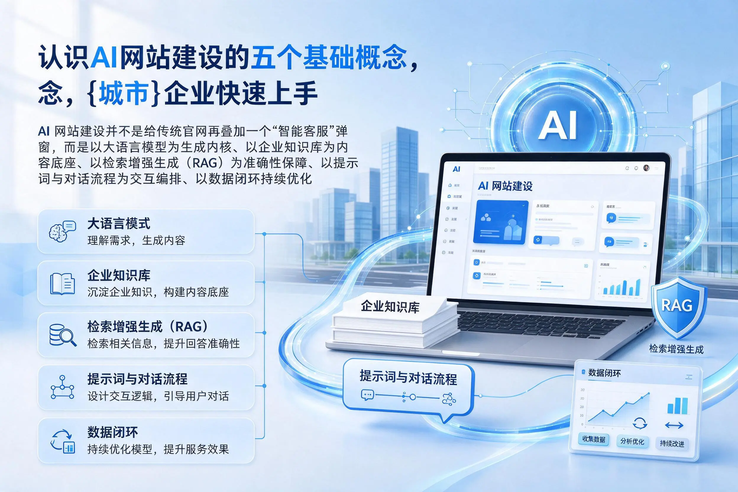认识AI网站建设的五个基础概念，青海企业快速上手